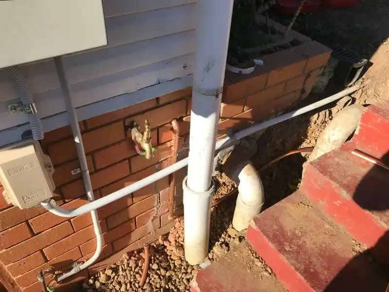 New Hose Tap And Service Riser
